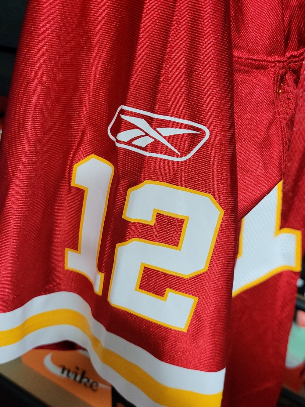 *NEW* NFL Team Apparel Brodie Croyle #12 Kansas City Chiefs Reebok Jersey Sz XL - Picture 3 of 5
